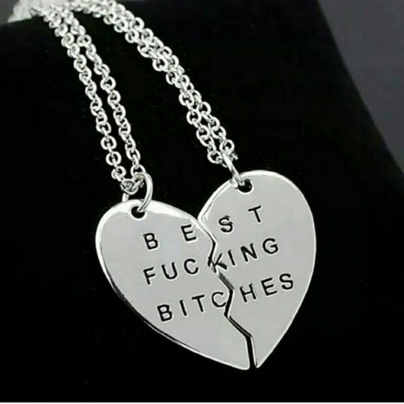 Jewelry - Best Fucking Bitches Friendship Necklaces - New